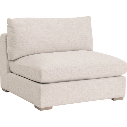 Newport Outdoor Modular Sectional Unit Armless Chair in Sand Fabric 6730-1S.LSSND